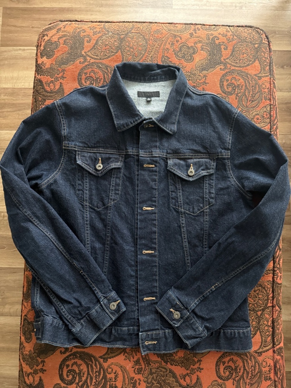 Uniqlo Navy Blue Denim Shirt Jacket